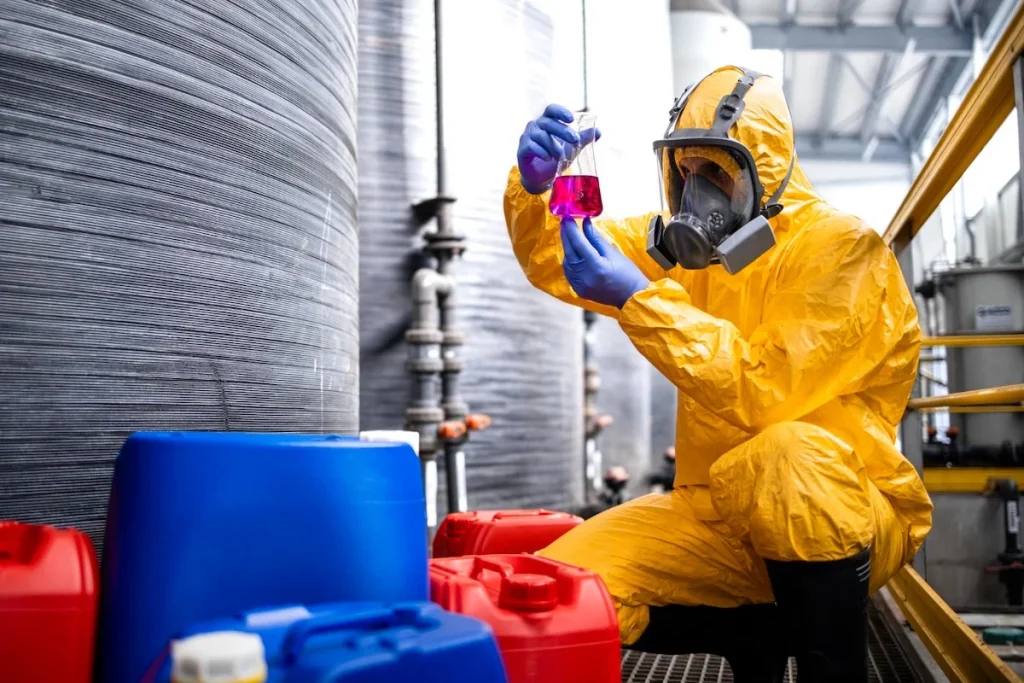 Quality testing of construction chemicals at a Malaysian chemical distributor